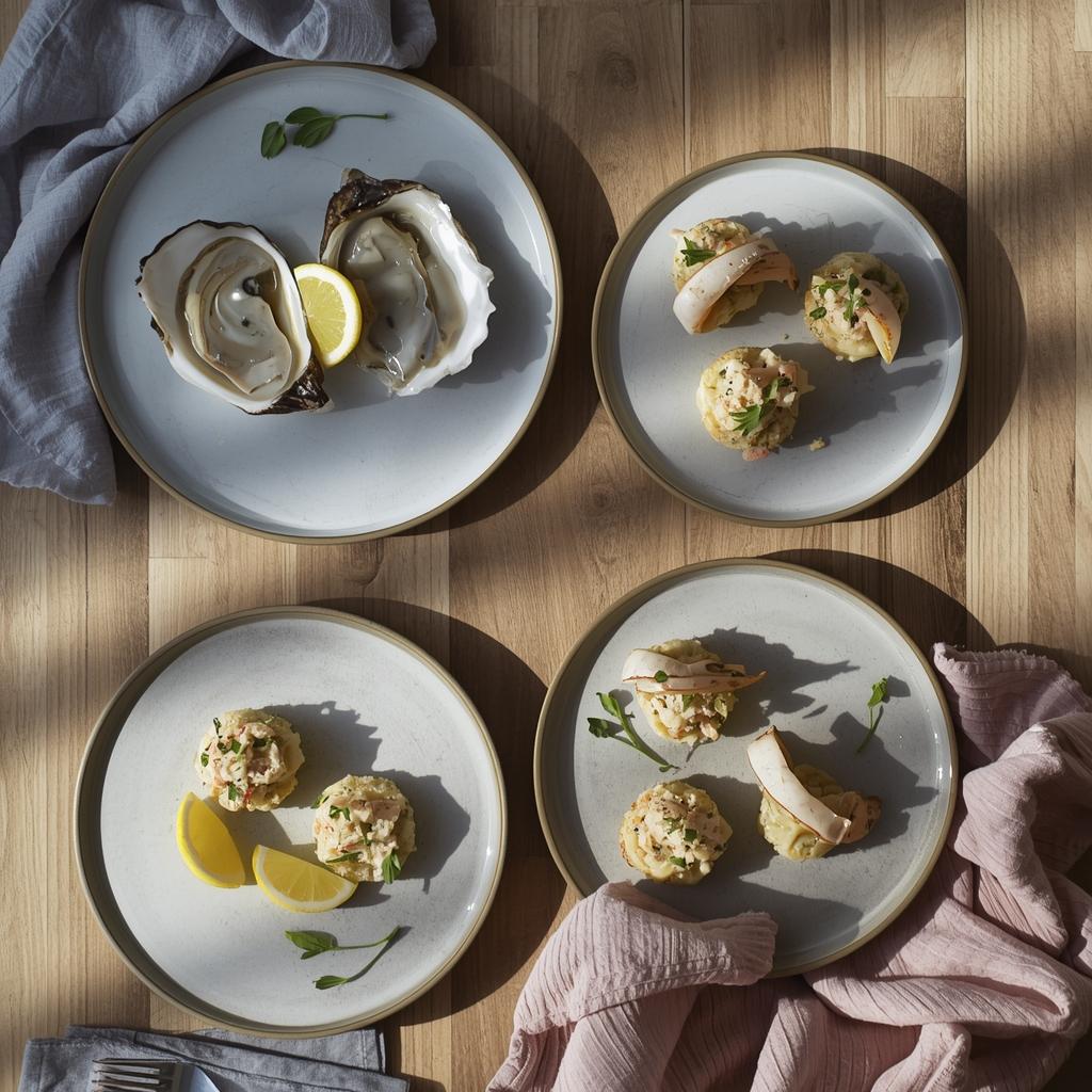 Seafood Appetizers and Small Plates