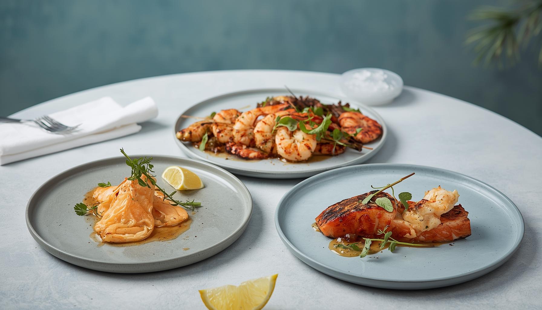 Signature Seafood Entrees and Preparation Styles